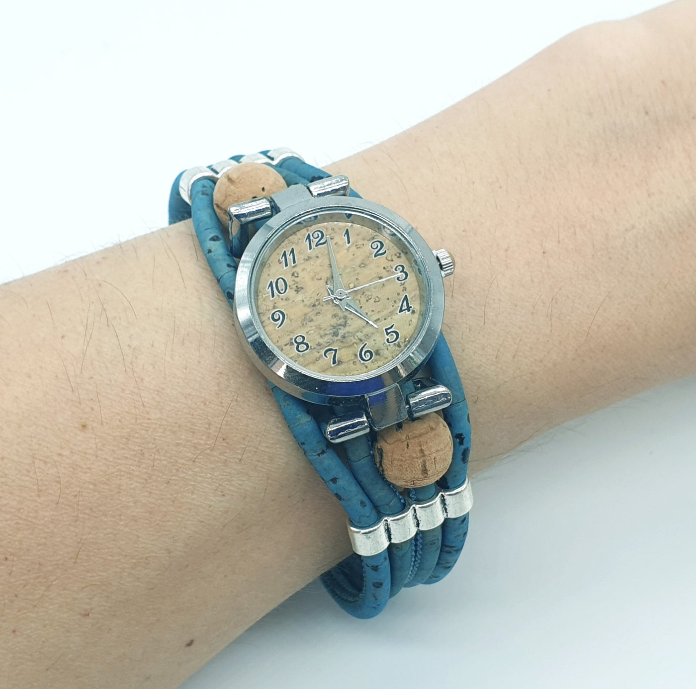 Organic Cork Wristwatch Vegan Watch Feminine Wristwatch Wrist Adjustable Watch Eco Friendly Wristwatch Durable & Water Resistant