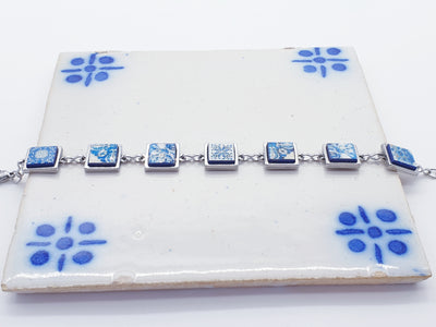 DARLENE - Antique Majolica Tiles Bracelet