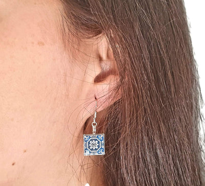 Chiado Small Tiles Earrings - ineslamy