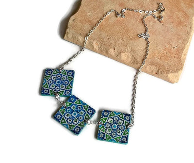 DAIANE - Damascus Tiles Necklace