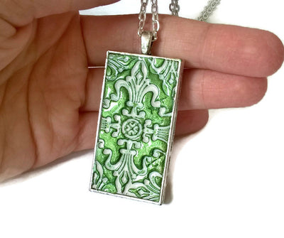 LIA - Green Azulejo Necklace - ineslamy