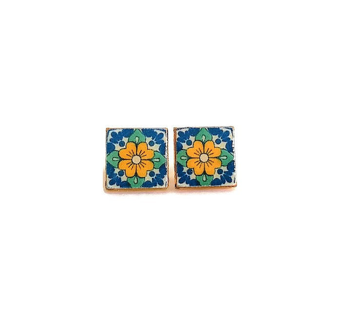 ESTHER - Mexican flower Earrings - ineslamy