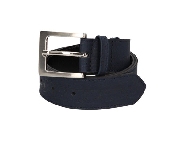 Dark Blue Cork Belt - ineslamy