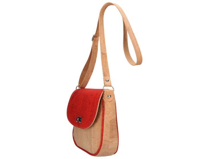 Cork Red Shoulder Bag - ineslamy
