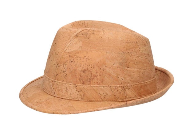 Cork Men Hat, vegan men hat, Natural cork leather hat for men, vegan cork accessories, Head accessories for men, vegan natural cork men hat - ineslamy
