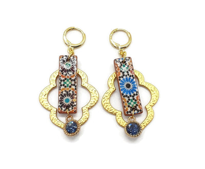 AZIZAH - Moroccan Arabesque Earrings - ineslamy