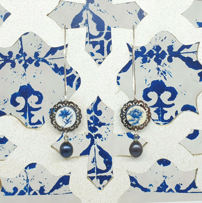 CATIA - Portugal Delft Azulejo Earrings