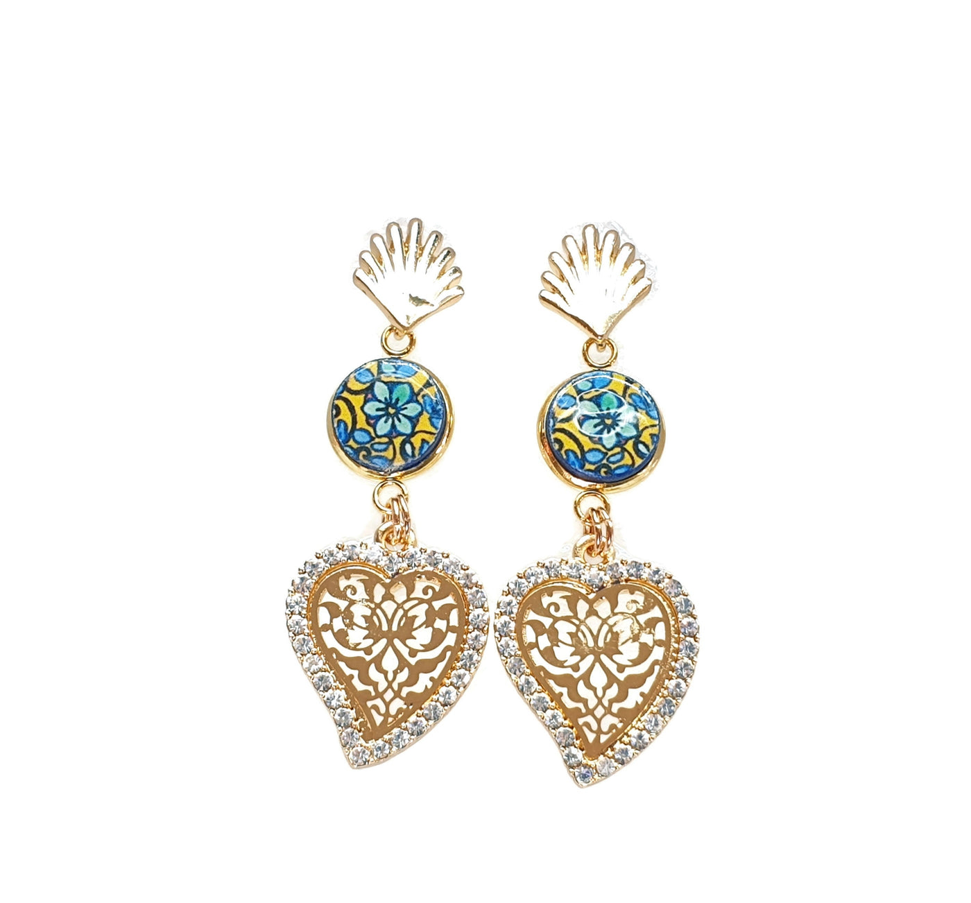 CAROLA - Mexican Sacred Heart Earrings