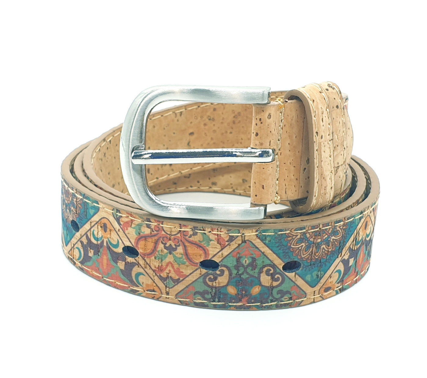 ENIA - Mexican Mixed Tiles Cork Belt