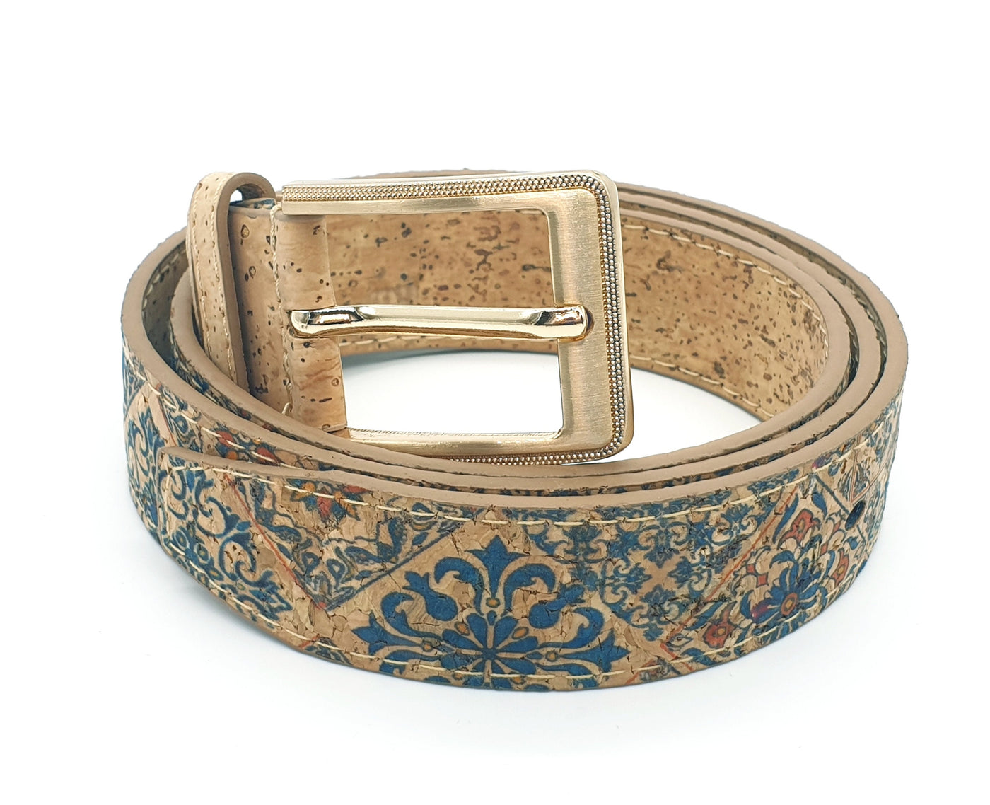 KAILA - Portuguese Mixed Tiles Cork Belt